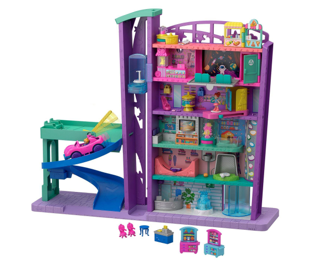 Mattel Polly Pocket Centrum Handlowe Pollyville - 488483 - zdjęcie